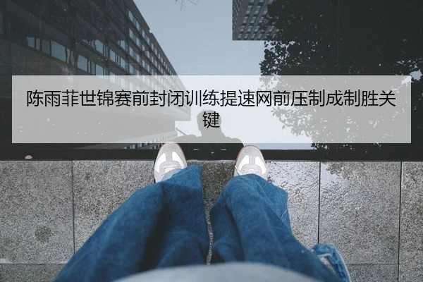 陈雨菲世锦赛前封闭训练提速网前压制成制胜关键